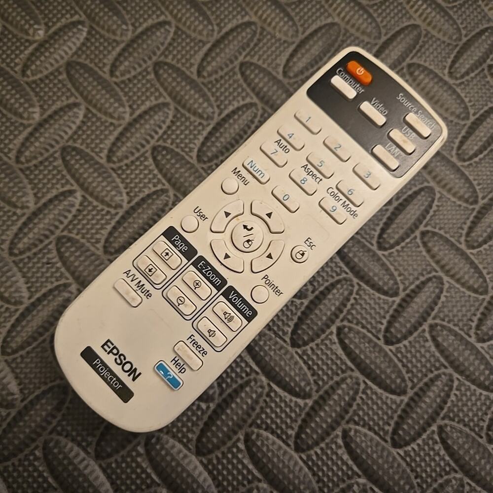 Epson Projector Remote Control Tested Working